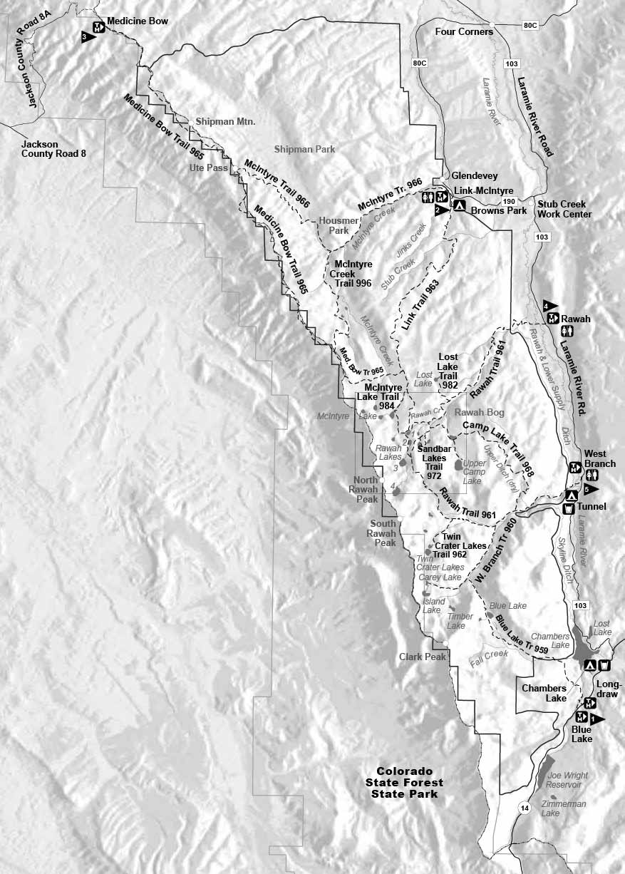 Trail Locator map