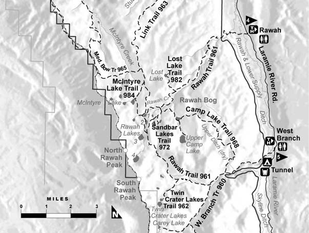 Lost Lake Trail map